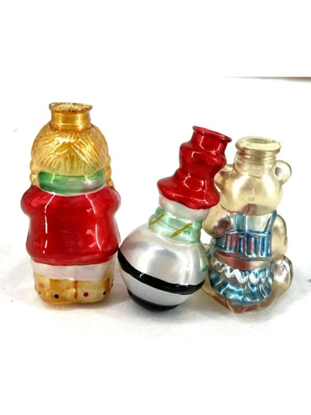 Christmas Tree Light Covers Glass Vintage Blown 3